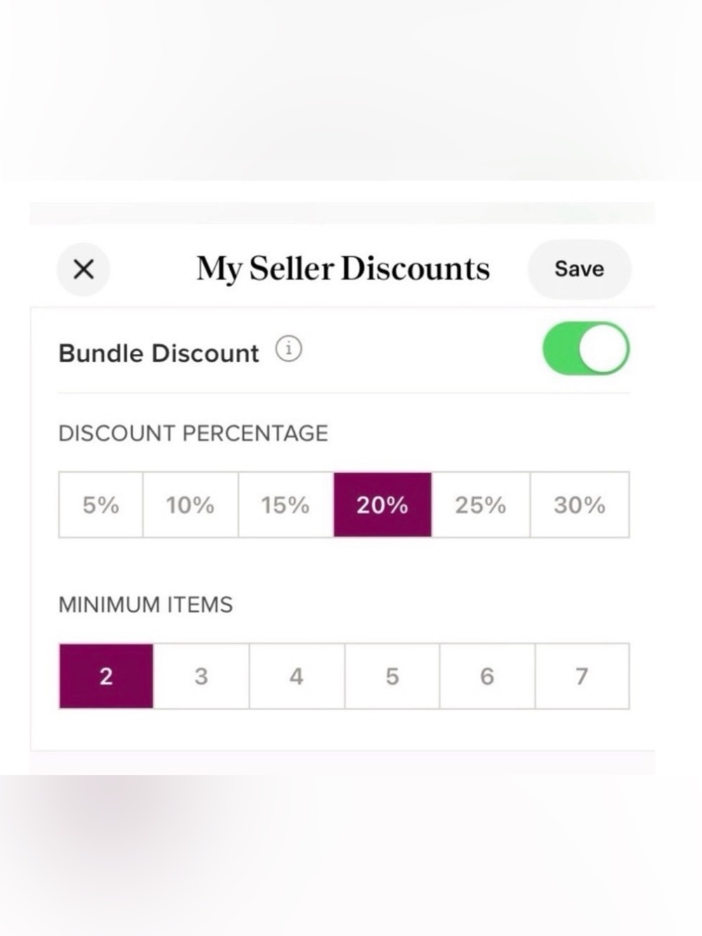 Buy 2 save 20%
